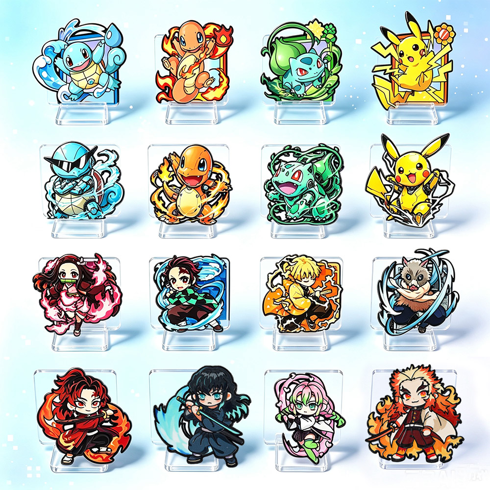 Lapel Pin Enamel - 8 Pièces Épingles en émail Anime