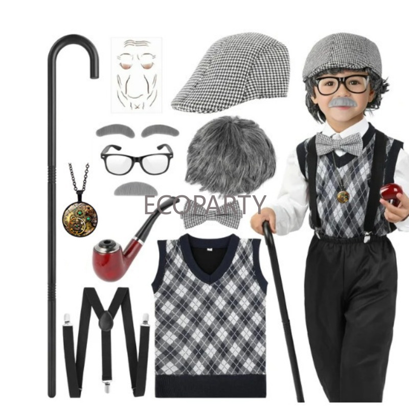 Men'S Accessories Glasses - Costume d'halloween pour enfants, 100 jours