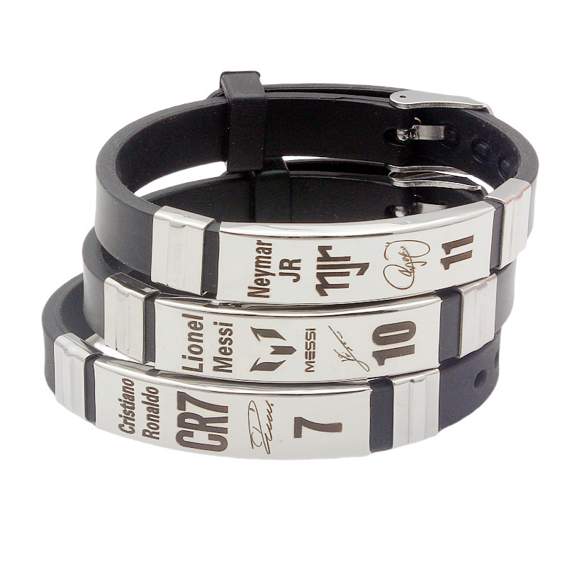 Men Accessories Wrist - Lionel Messi Cristiano Ronaldo Neymar étoile