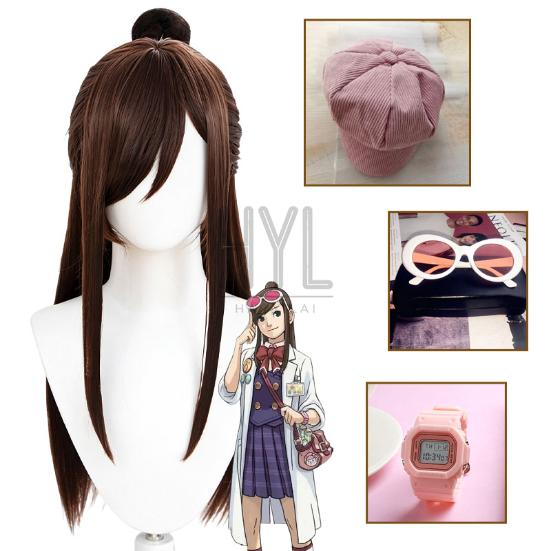 Men'S Accessories Glasses - Perruque de cosplay Game Ace Attorney