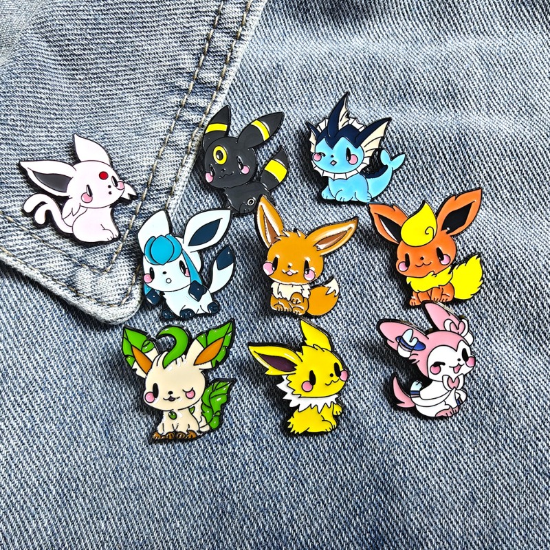 Lapel Pin Enamel - Lot de 9 broches anime elfes