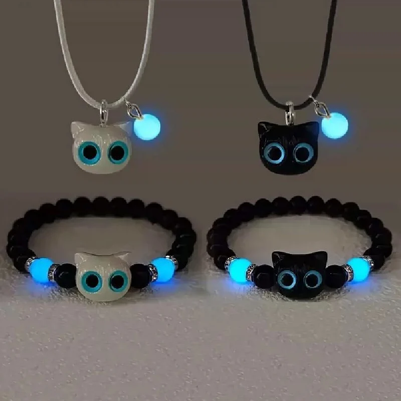 Men Accessories Wrist - Bracelets et collier lumineux assortis pour