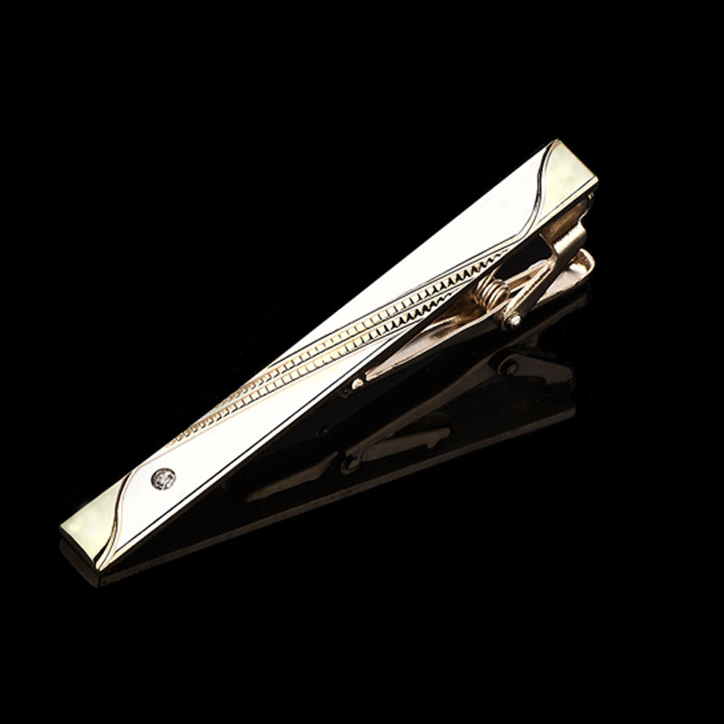 Men Accessories Silver - 1 pièce de pince à cravate