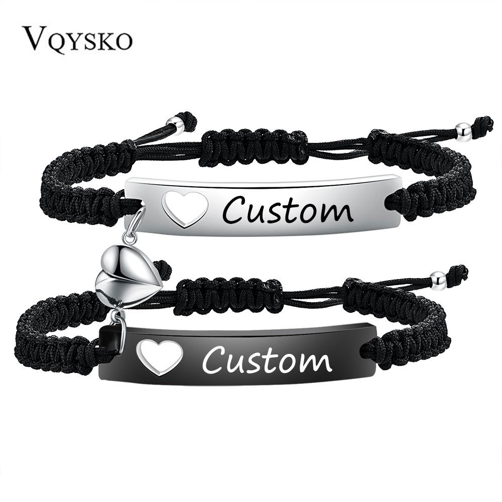 Men Accessories Wrist - Ensemble de bracelets de Couple personnalisés