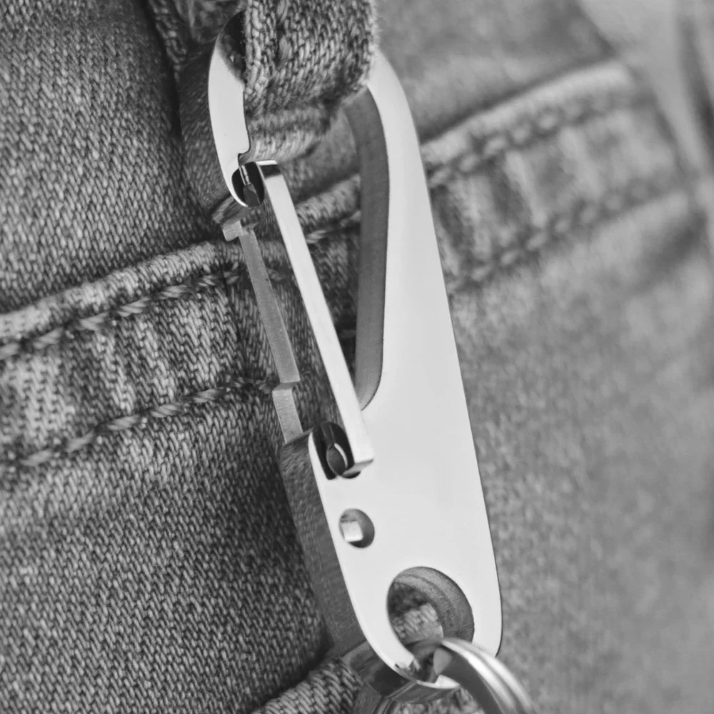 304 porte-clés en acier inoxyd - Men Accessories Silver avis et prix