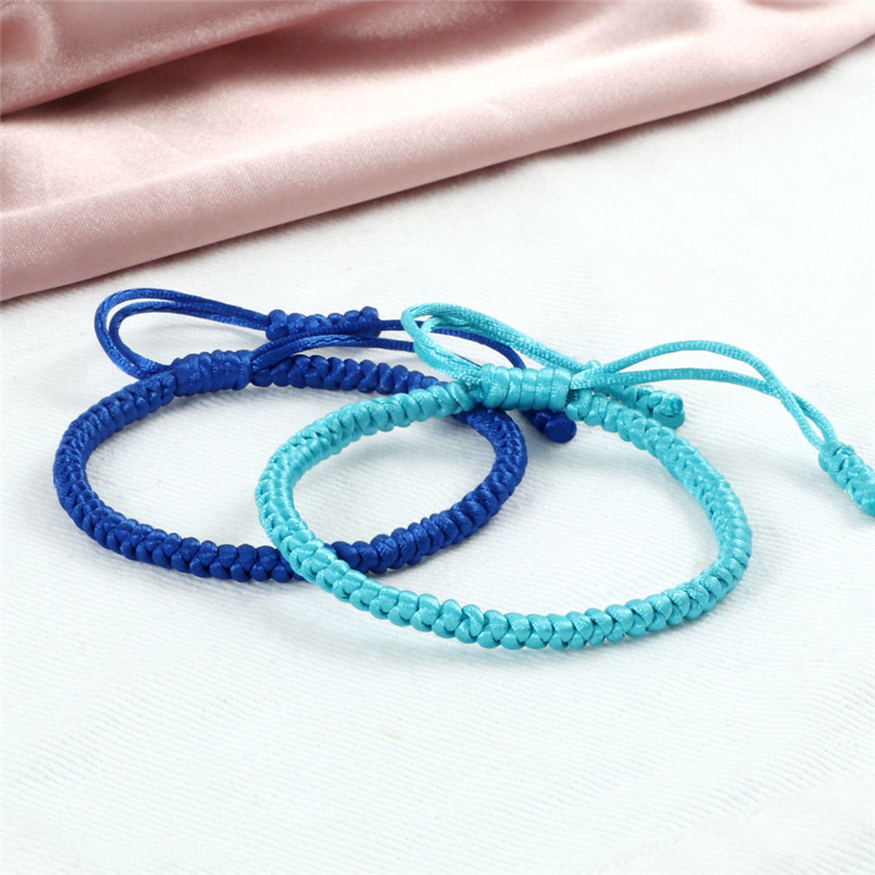 Bracelet à nœuds en corde bleu - Men Accessories Wrist avis et prix