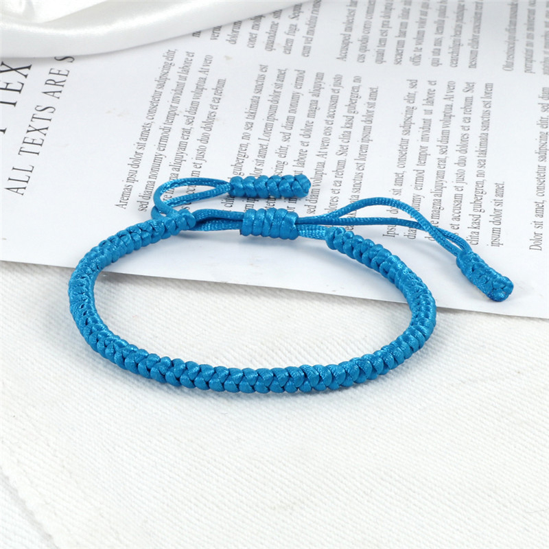 Bracelet à nœuds en corde bleu - Men Accessories Wrist avis et prix