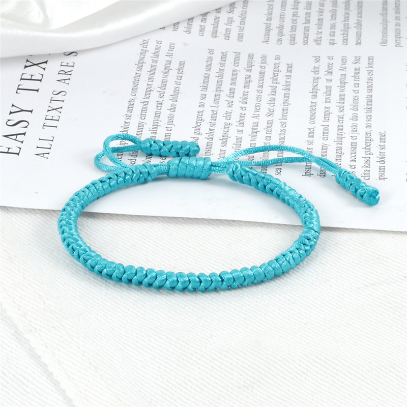 Bracelet à nœuds en corde bleu - Men Accessories Wrist avis et prix