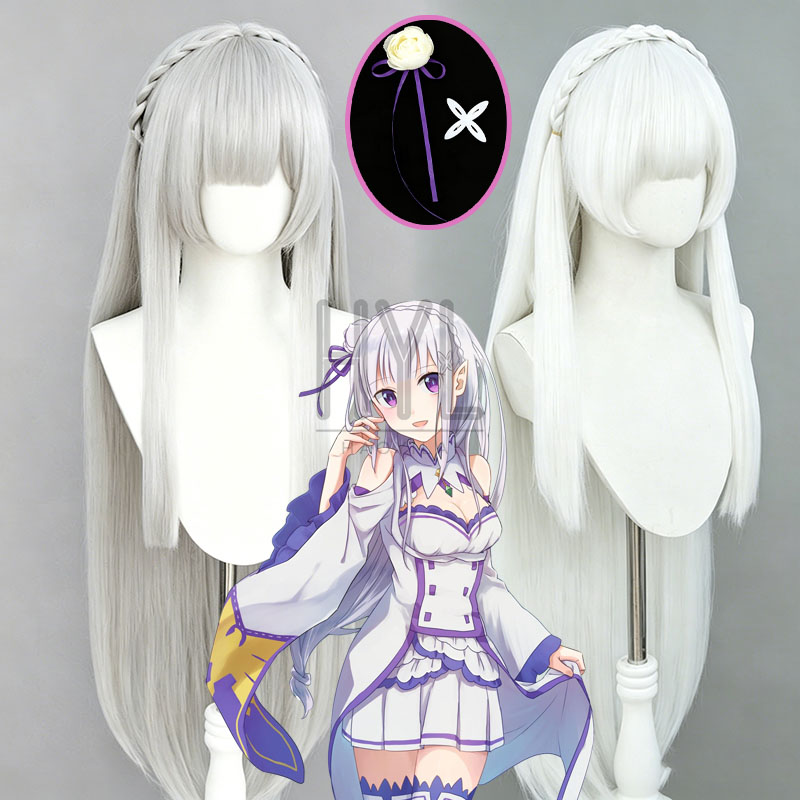 Perruque de Cosplay Anime Re:Z - Men Accessories Silver avis et prix
