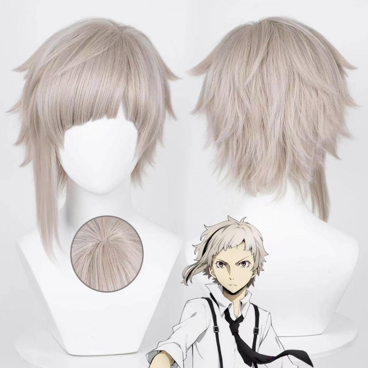 Perruque de cosplay Nakajima A - Men Accessories Silver avis et prix