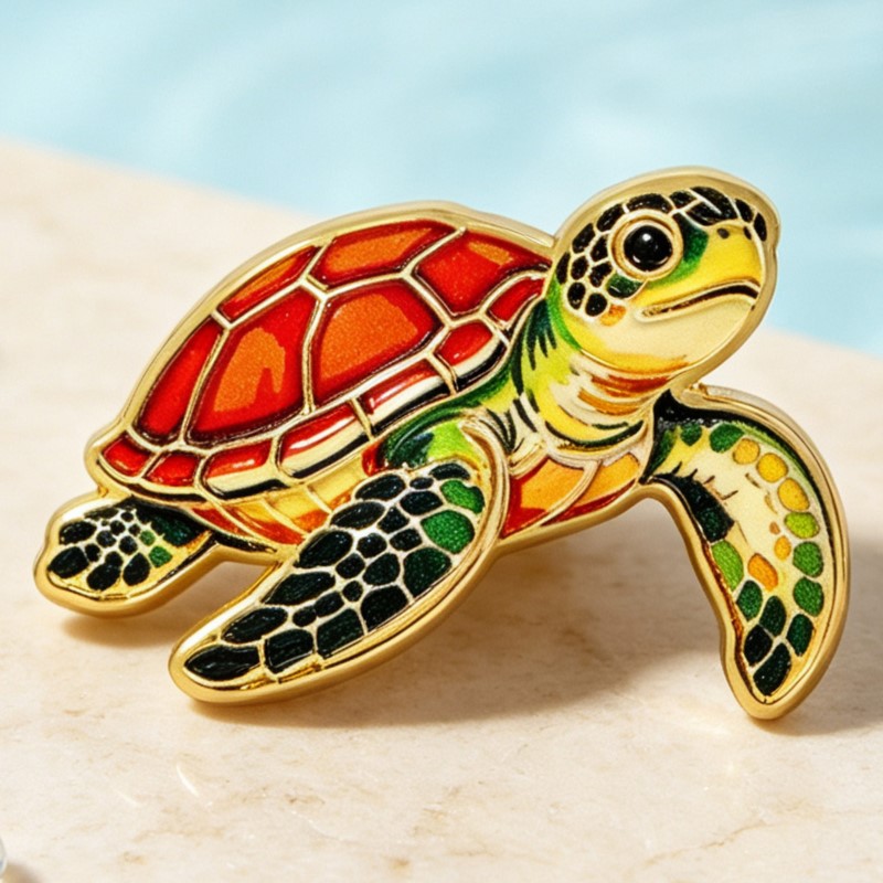 Broche en émail animaux marins - Lapel Pin Enamel avis et prix