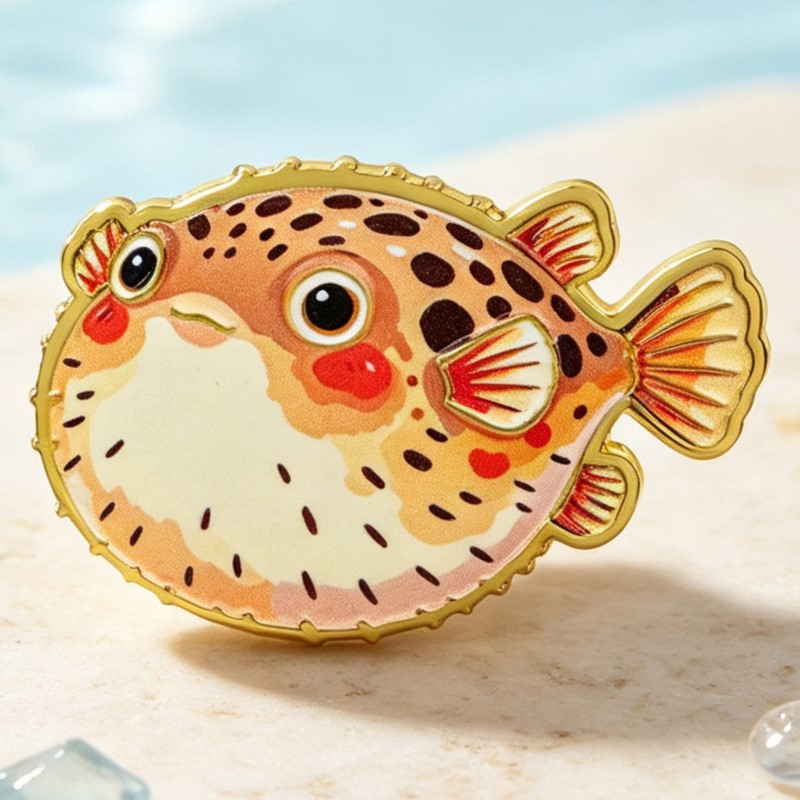 Broche en émail animaux marins - Lapel Pin Enamel avis et prix