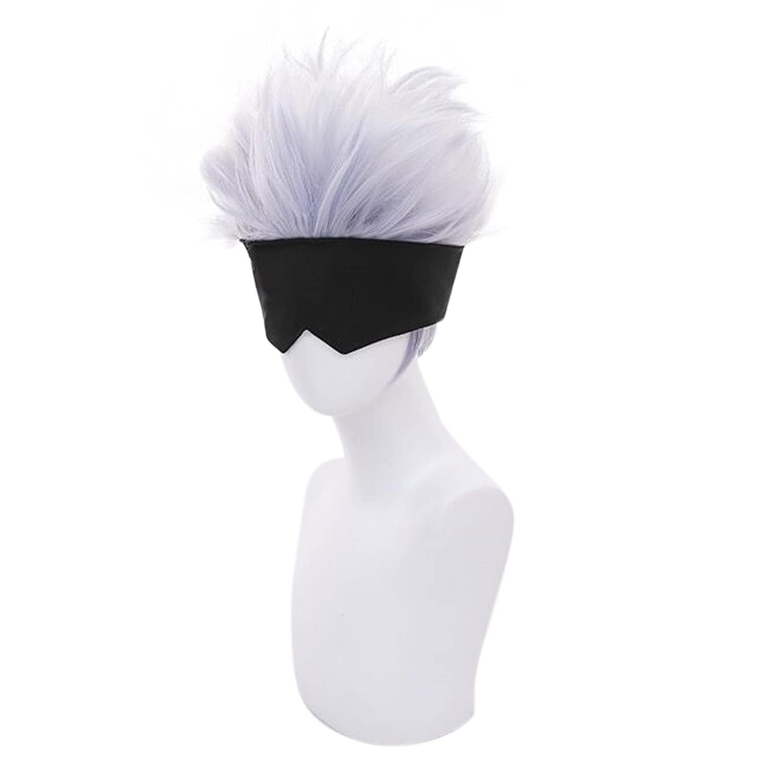 Perruque de Cosplay Courte et  - Men Accessories Silver avis et prix