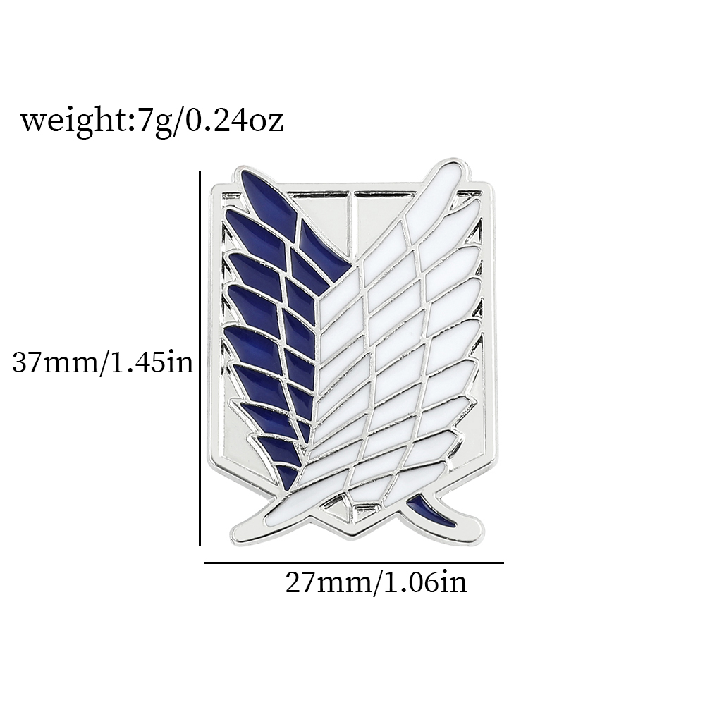 Broche en émail Anime L'Attaqu - Lapel Pin Enamel avis et prix